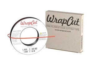 WrapCut Edge Cutting Tape - 1/8" x 200' Roll