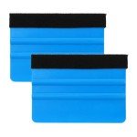 Blue Felt Squeegee - 2 Pack for Vinyl Wraps