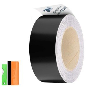Satin Black 3M 2080 Vinyl Wrap Kit - 4" x 75