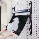 FOSHIO Wall-Mounted Vinyl Roll Holder Rack