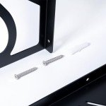 FOSHIO Wall-Mounted Vinyl Roll Holder Rack