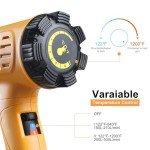 SEEKONE 1800W Adjustable Heat Gun with Nozzles