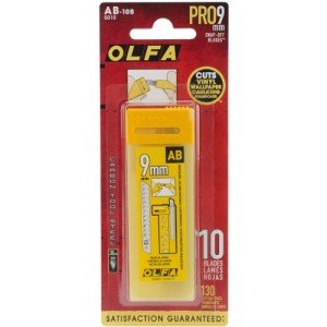 9mm Snap-Off Utility Knife Replacement Blades - 10 Pack