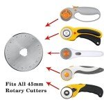 45mm Rotary Cutter Blades - 10 Pack