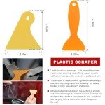 4PCS Felt Edge Squeegee Vinyl Wrap Tool Kit