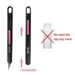 Nova Precision Craft Knife with Retractable Blade (Pink)