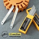 100PCS 9mm Utility Knife Replacement Snap-Off Blades