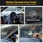 Gomake Microfiber Dash Cover & Tint Tool Set
