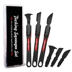 Micro Squeegee Vinyl Wrap Tool – 6 in 1