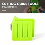 FOSHIO Green Edge Wrap Tool, 2-Pack Cutting Guide