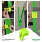 FOSHIO Green Edge Wrap Tool, 2-Pack Cutting Guide