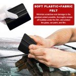 4PCS Felt Edge Squeegee Vinyl Wrap Tool Kit