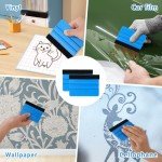 Blue Felt Squeegee - 2 Pack for Vinyl Wraps