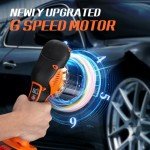 Cordless Car Buffer Polisher with Attachments & Speed