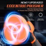 Cordless Car Buffer Polisher with Attachments & Speed