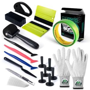 FOSHIO 50M Vinyl Wrap Kit with Tools