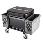 Rolling Stool with Tool Trays for Garage