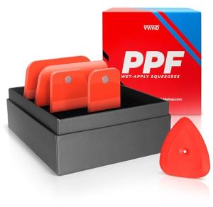 VViViD Wet-Apply PPF Squeegee Set, 5 Pieces