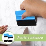 Vinyl Wrap Squeegee Set with Felt Replacement Pads