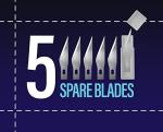 VViViD Retractable Vinyl Wrap Knife with Blades