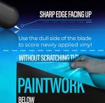 VViViD Retractable Vinyl Wrap Knife with Blades