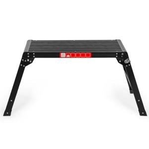 Heavy-Duty Folding Work Platform Stool - 330 lbs