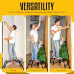 Heavy-Duty Folding Work Platform Stool - 330 lbs