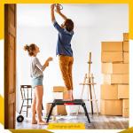 Heavy-Duty Folding Work Platform Stool - 330 lbs