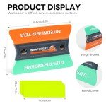 Magnetic Squeegees Vinyl Wrap Tool Kit - 4 Pack