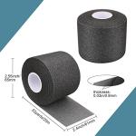 Cosywell Black Foam Athletic Tape Underwrap (3 Packs)