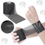 12 Pcs Foam Prewrap Athletic Tape - Black