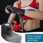 30 Yards Black Non-Adhesive Foam Athletic Tape