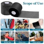 30 Yards Black Non-Adhesive Foam Athletic Tape