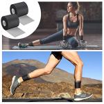 12 Pcs Foam Prewrap Athletic Tape - Black