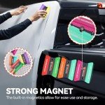 Magnetic Squeegees Vinyl Wrap Tool Kit - 4 Pack