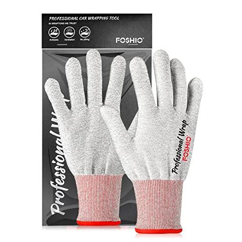 FOSHIO Anti-Static Vinyl Wrap Gloves (1 Pair)