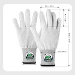 Grey Vinyl Wrap Gloves - Anti-Static & Lightweight