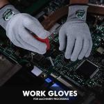 Grey Vinyl Wrap Gloves - Anti-Static & Lightweight