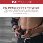 McDavid Foam UnderWrap - Lightweight Sports Tape, Black