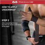 McDavid Foam UnderWrap - Lightweight Sports Tape, Black