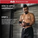 McDavid Foam UnderWrap - Lightweight Sports Tape, Black