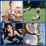 9 Pack Pre Wrap Tape - 9 Colors, 2.76 Inch