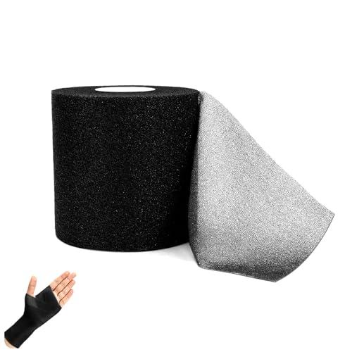 Black Pre-Wrap Tape for Hair and Sports