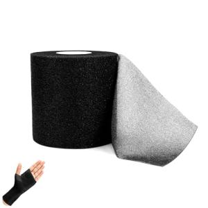 Black Pre-Wrap Tape for Hair and Sports