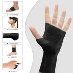 Black Pre-Wrap Tape for Hair and Sports