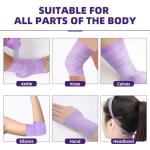 OK TAPE Pre Wrap Tape - Purple, 4 Rolls