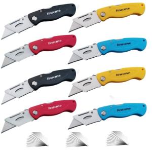 8-Pack Utility Knife with 30 Extra Blades