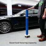 Portable Vinyl Rolls Rack with Lockable Wheels