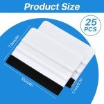 25 PCS Vinyl Squeegee Set for Wraps and Tints