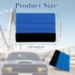 2 Pack Small Vinyl Squeegee Tool Kit